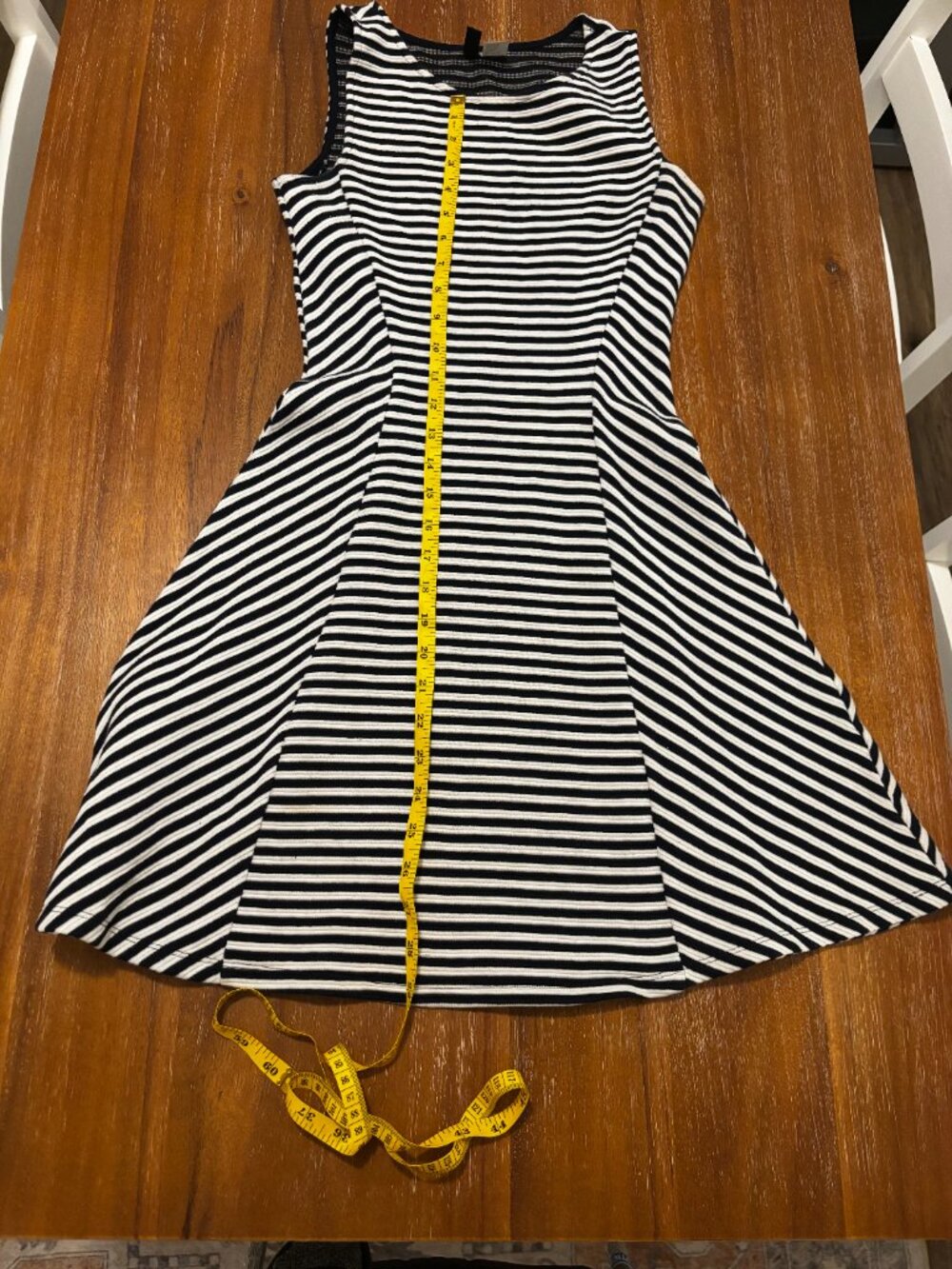 H&M Dress Lot (Orange Size 6, Blue and White Stripes Size 6, Green Lace Size 8) - Picture 7 of 13